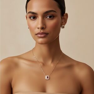 Royal Ruby Elegance Jewelry Set